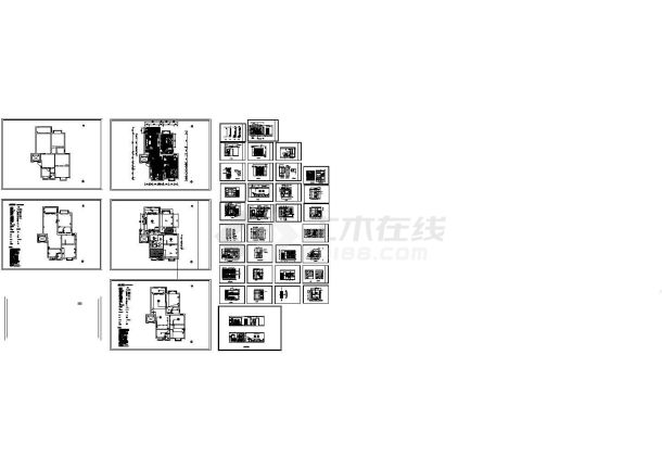 某新古典主义家居装修设计CAD图-图一