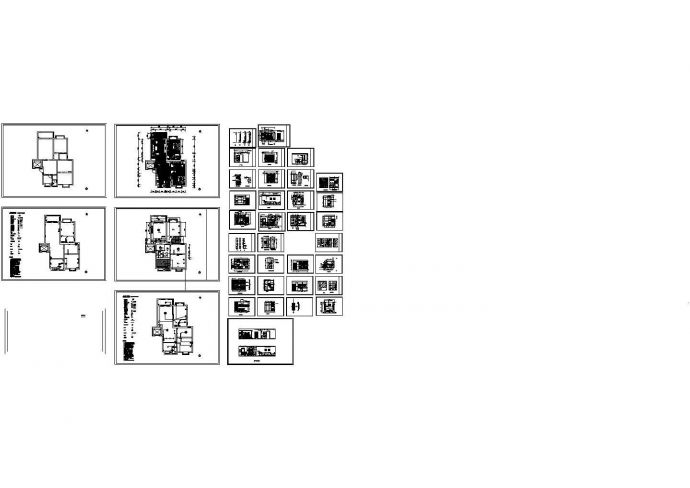 某新古典主义家居装修设计CAD图_图1