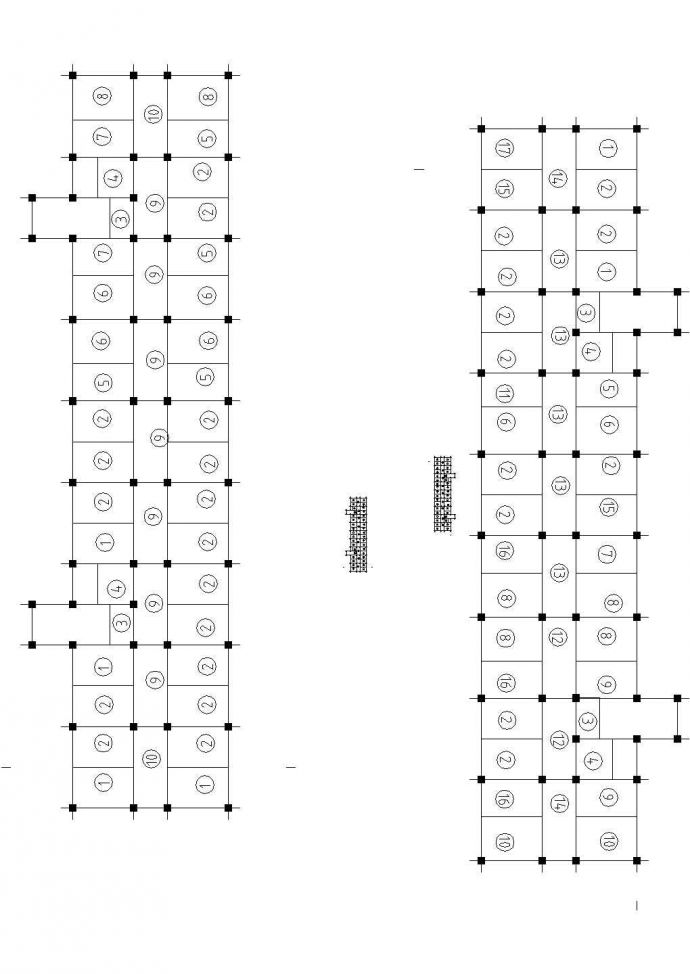 9201平米10层医学院公寓楼结构设计施工cad图纸（含计算书）_图1