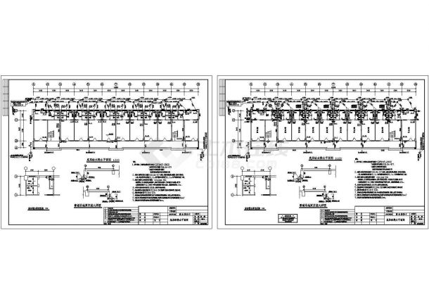 江苏某综合楼给排水系统设计施工cad图纸，共十二张-图二