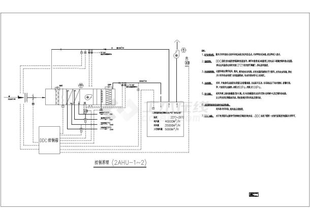 某型号自控系统电气原理设计CAD平面图纸-图一