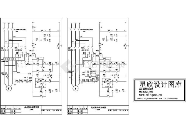 某型号自耦降压起动柜电气原理设计CAD平面图纸-图一
