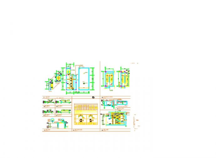 某地区大型水泵房门窗结构设计图_图1