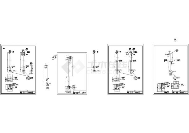 经典室外监控立杆CAD大样图、接地大样图（甲级院设计）-图一