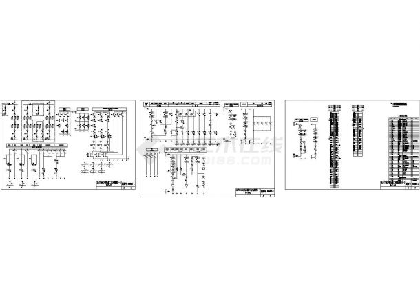 某型号35-6~10KV变压器二次电路电气系统原理CAD图纸-图一