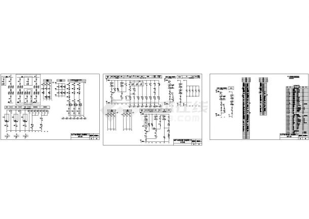 某型号35-6~10KV变压器二次电路电气系统原理CAD图纸-图二