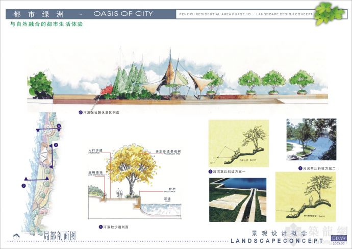 [上海]居住区景观概念设计方案图_图1