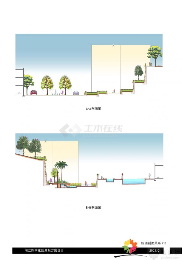 [株洲]花园小区景观概念设计方案-图一