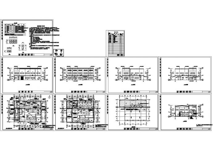 某污水处理厂脱水机房设计CAD施工图_图1
