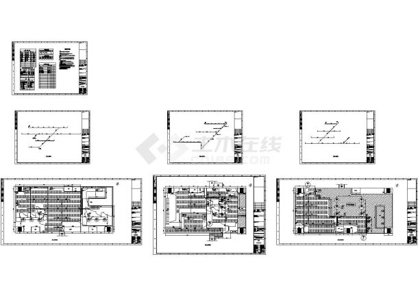 某0.5712MW屋面分布式光伏发电项目设计cad全套电气施工图（含设计说明，含结构设计，含给排水设计）-图一