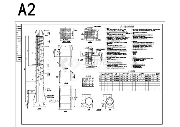 某大型建筑工程人工挖孔桩说明-图二