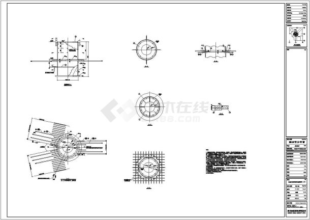 某少年宫钢结构工程详细CAD施工图纸-图一