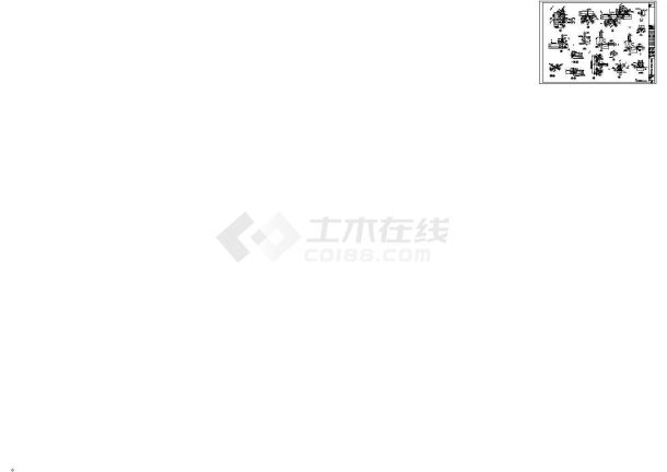 某铁砂砂岩转运站九层框架钢结构设计cad施工图纸-图二