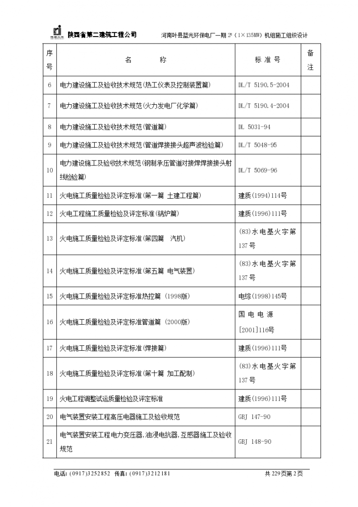 详细电厂一期施工组织设计方案-图二