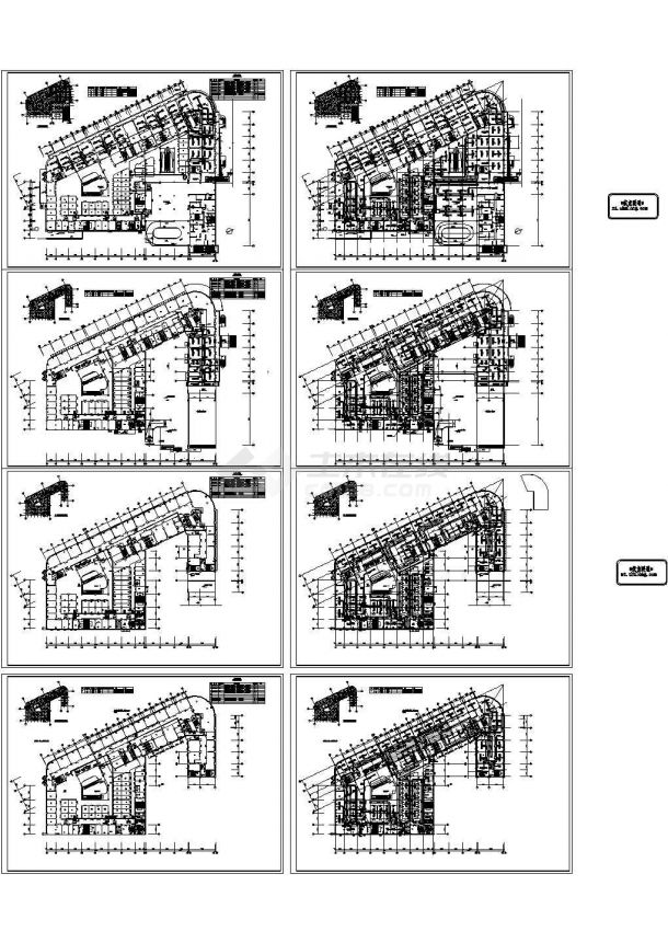 [河北]大型商业综合楼暖通空调设计施工图纸(10万平米)-图二