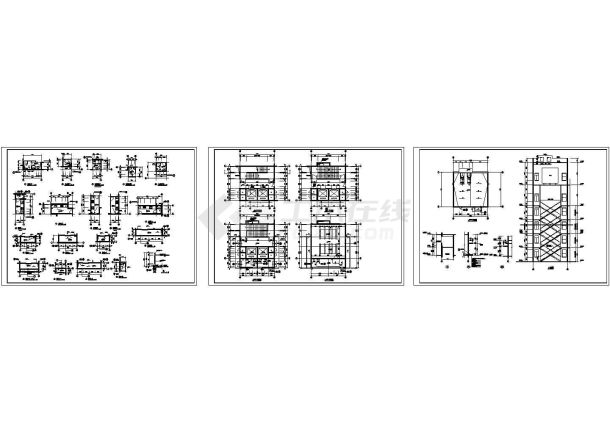 重庆某高层建筑施工图全套-图二