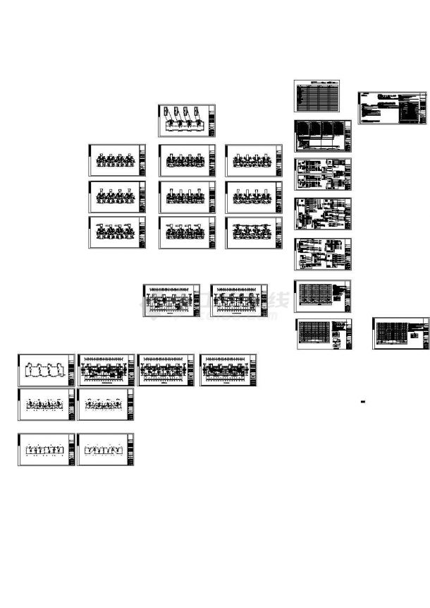 [北京]某十五层定向安置房全套电气施工设计cad图纸-图一