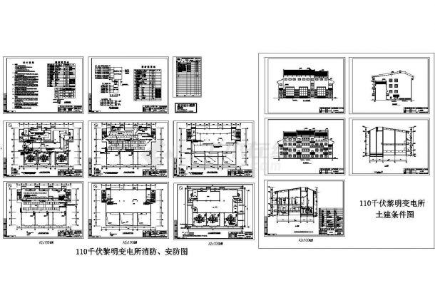 武汉汉阳区某综合楼报警系统设计CAD施工图-图一