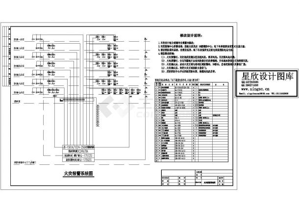 上海嘉定区某大厦地下车库火灾报警系统设计CAD施工图-图一