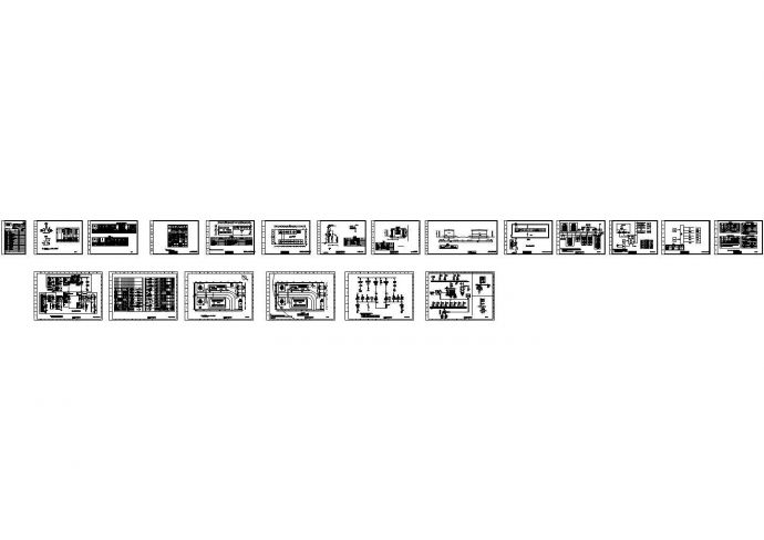 35kV变电站新建工程电气施工设计cad图纸_图1