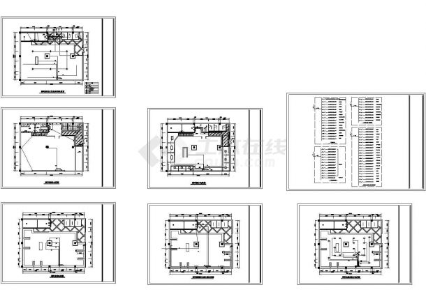 某设计新颖的酒吧电气设计cad全套施工图（甲级院设计）-图二