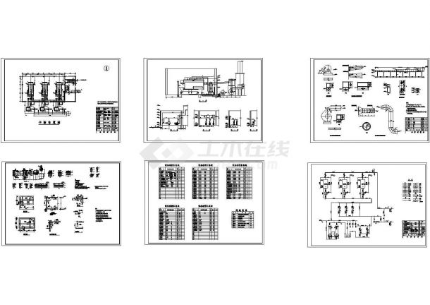 某锅炉房CAD设计图纸-图一