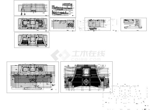 某大学广场及地下工程设计cad全套建筑施工图（含设计说明，含总平面图）-图二