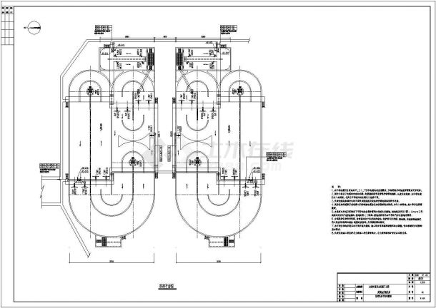 东莞市污水处理厂工程氧化沟自控仪表安装设计施工cad图，共五张-图二