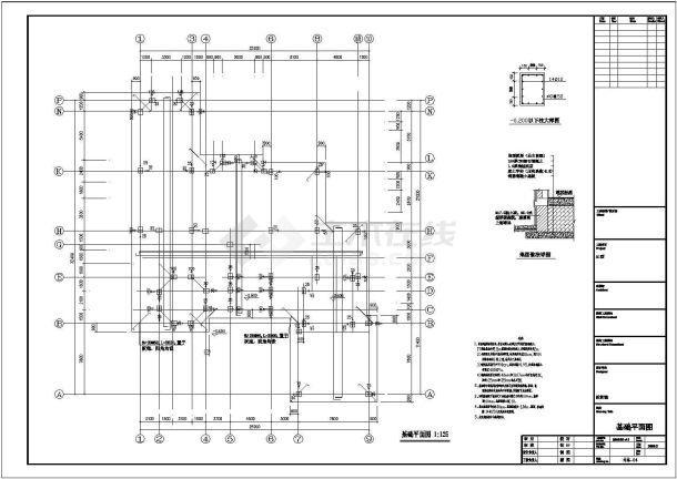 东莞某三层A1型轻钢别墅建筑结构图-图一