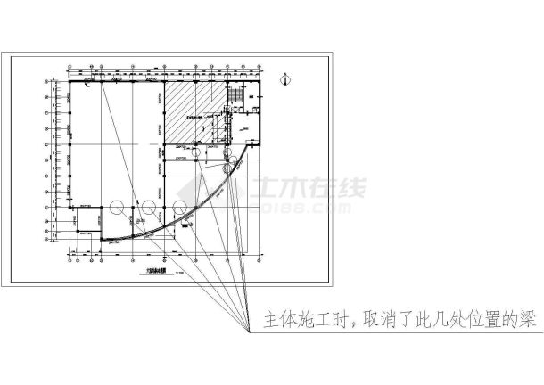 会所管桁架屋面工程结构施工图纸-图二