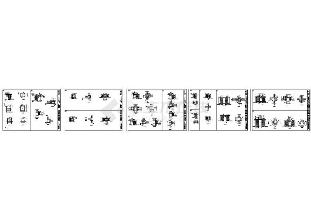 诺基亚移动通信有限公司厂房结构设计cad施工图-图一