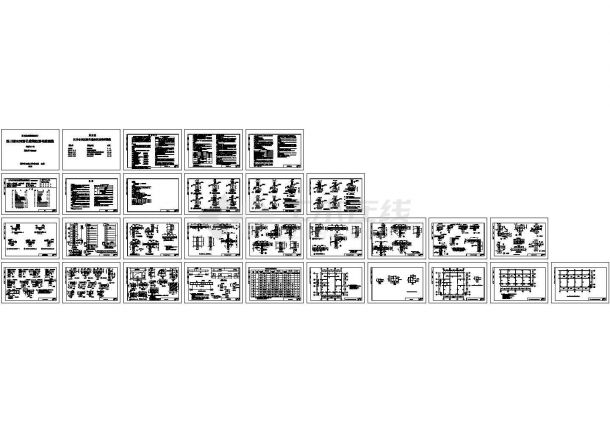 [川]农村居住建筑抗震构造图集砖砌体结构CAD图集，共30张-图一