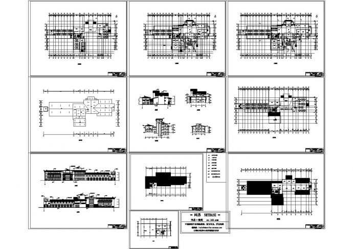 宁海某四层温泉度假别墅建筑设计CAD图_图1