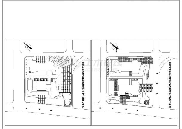 无锡工商局大楼全套建筑设计cad施工图（甲级设计院设计）-图一