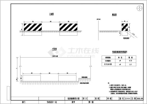 公路交通工程安全保障设施设计图-图二