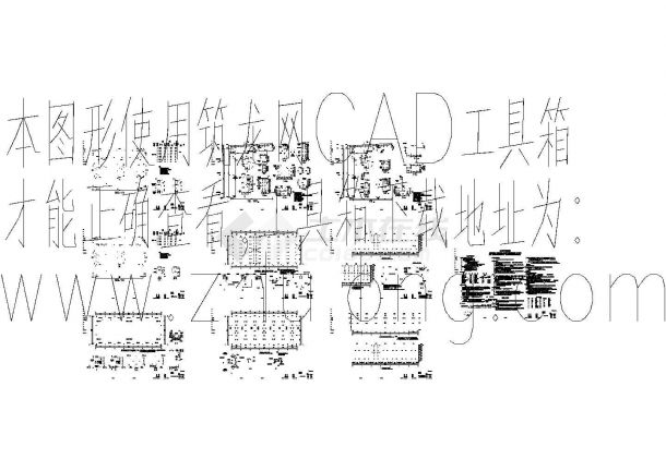 某机械公司车间结构cad详细设计图-图二