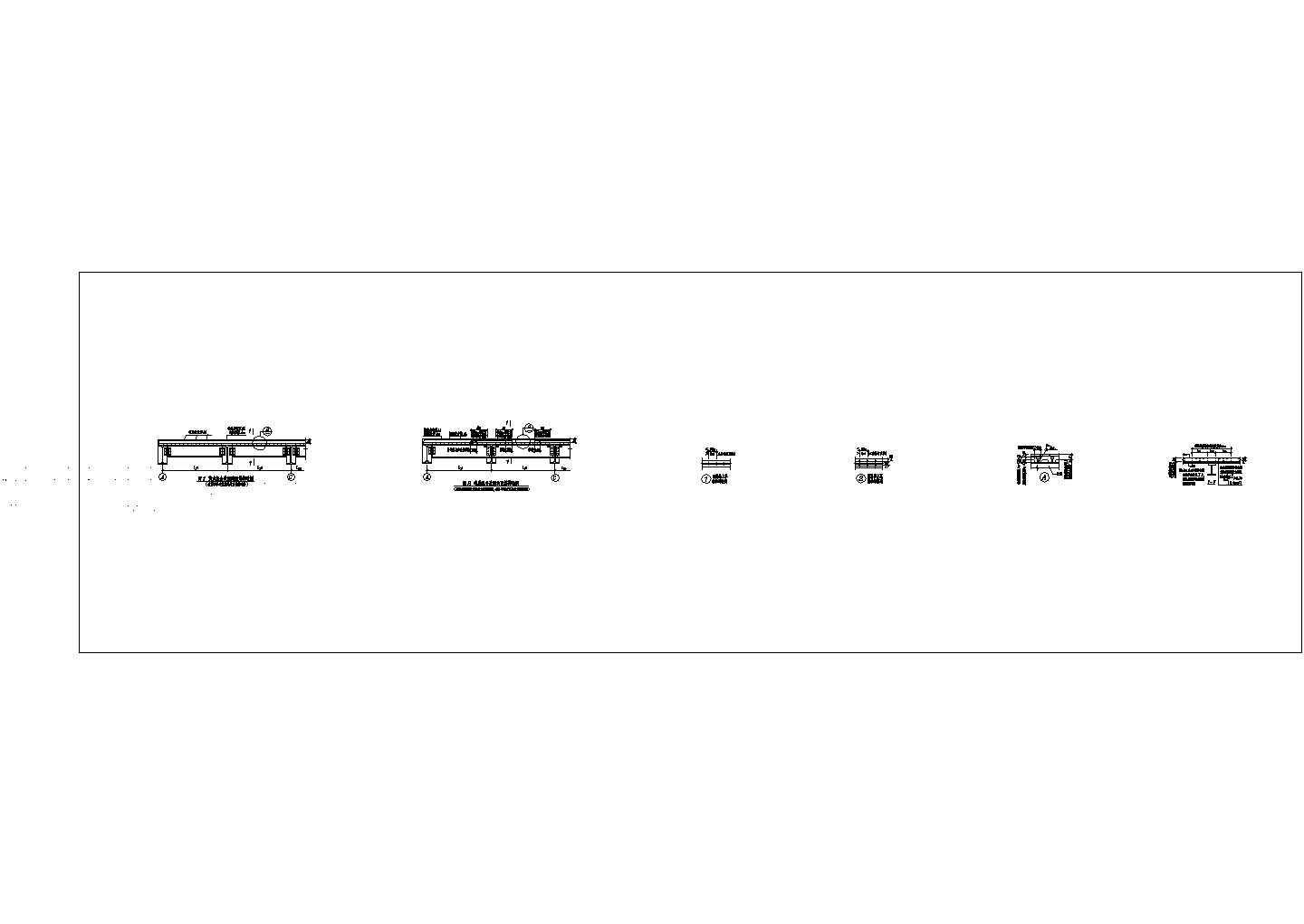 某建筑组合次梁配筋构造详图