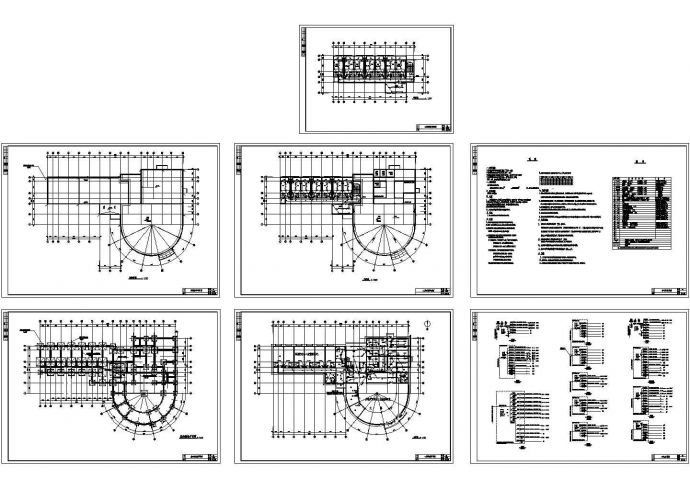 某公寓宿舍楼电气CAD设计方案详图_图1
