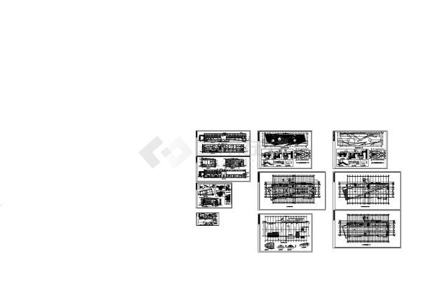 浙江义乌某体育会所施工方案CAD图-图一