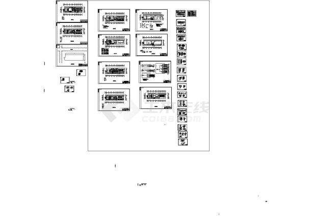 常州某处某高级酒吧设计施工cad图-图一