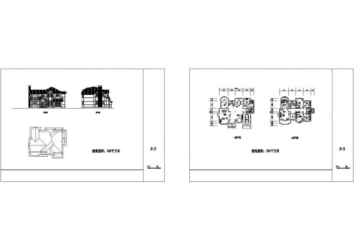 北京某大型别墅装修设计CAD详图_图1