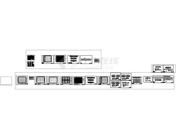 单层门刚结构冷弯型钢加工车间建筑结构设计图-图一