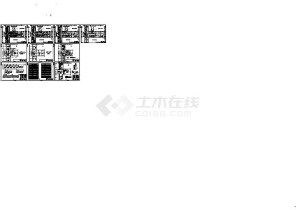 岳阳某医院手术室空调设计CAD施工图-图一