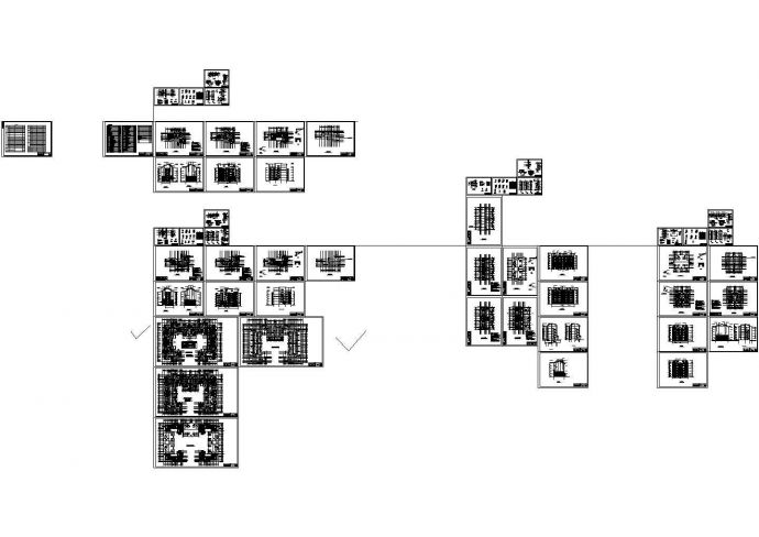 某六层回字形住宅楼群建筑施工图设计_图1