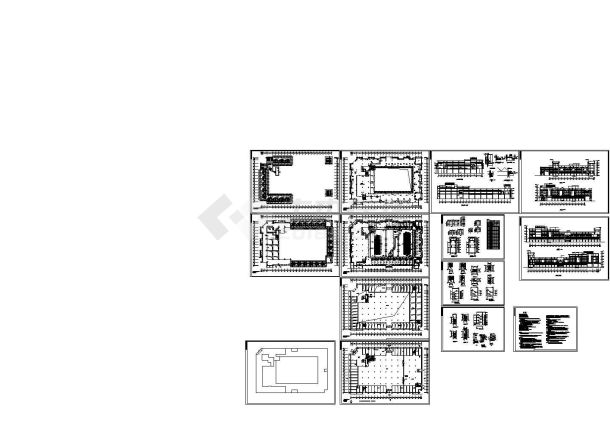 临城农贸市场C楼建筑施cad工图纸-图一