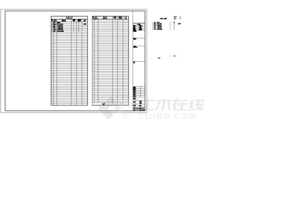 [天津]商业建筑散热器采暖设计施工图(4栋楼)-图一