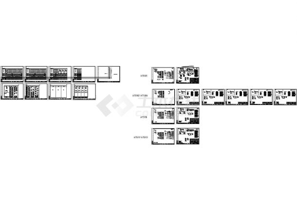 某大型变电所MNS型低压配电柜设计cad全套电气施工图纸（甲级院设计）-图一