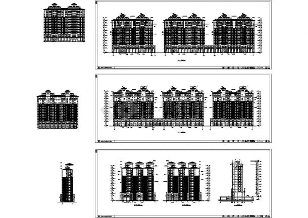 无锡长江国际花园住宅楼（1、2、3号）建筑施工图-图二