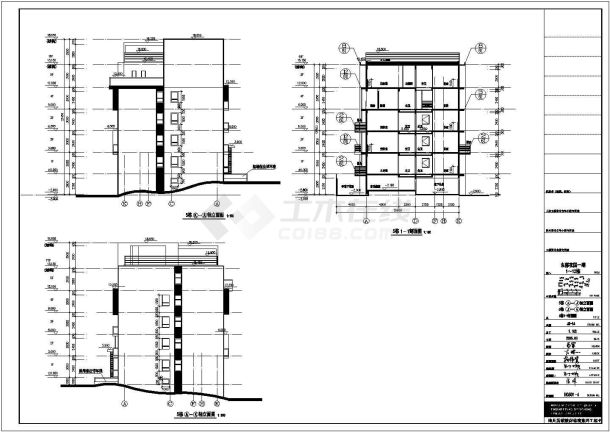 东部花园洋房5栋住宅楼建筑施工图设计-图二