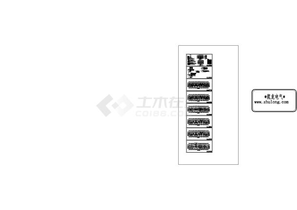 地上5层综合住宅小区强弱电施工图纸-图一